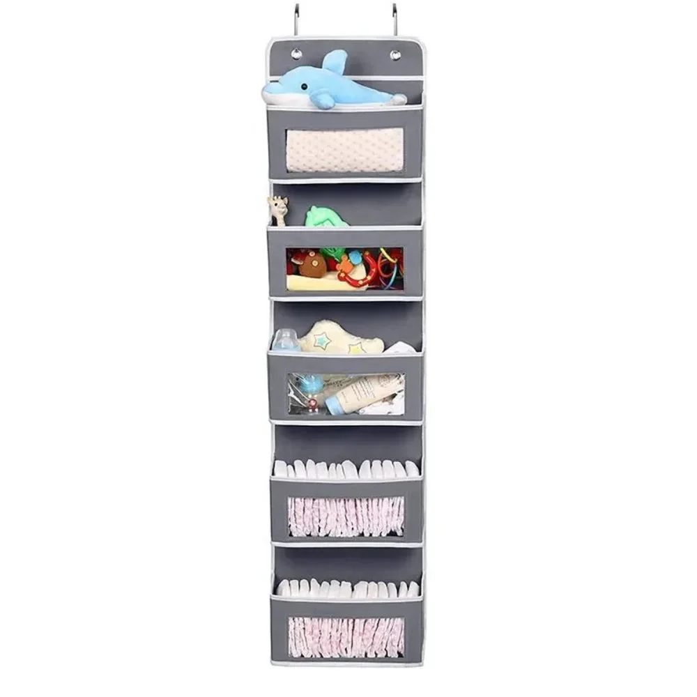 Over the Door Storage Hanging Organizer Closet Pantry Bathroom Playroom Classroo